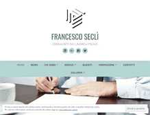 Tablet Screenshot of francescosecli.com